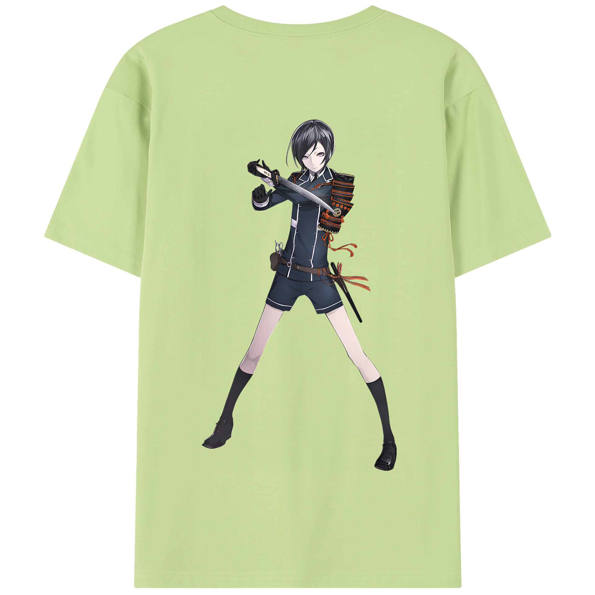 （画像用） 刀剣乱舞 Touken Ranbu 綿100％半袖Tシャツ（背面プリント）